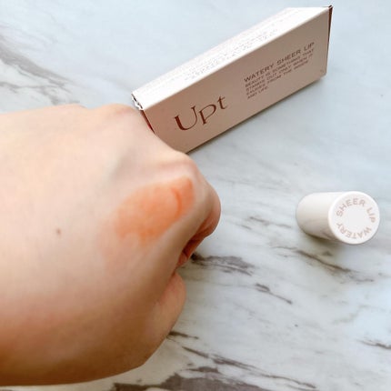 Upt WATERY SHEER LIP /Upt/口紅を使ったクチコミ(3枚目)