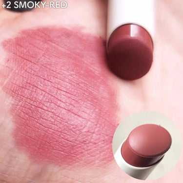 38℃/99℉ LIPSTICK  ＜YOU＞ +2　SMOKY-RED/UZU BY FLOWFUSHI/口紅を使ったクチコミ（3枚目）