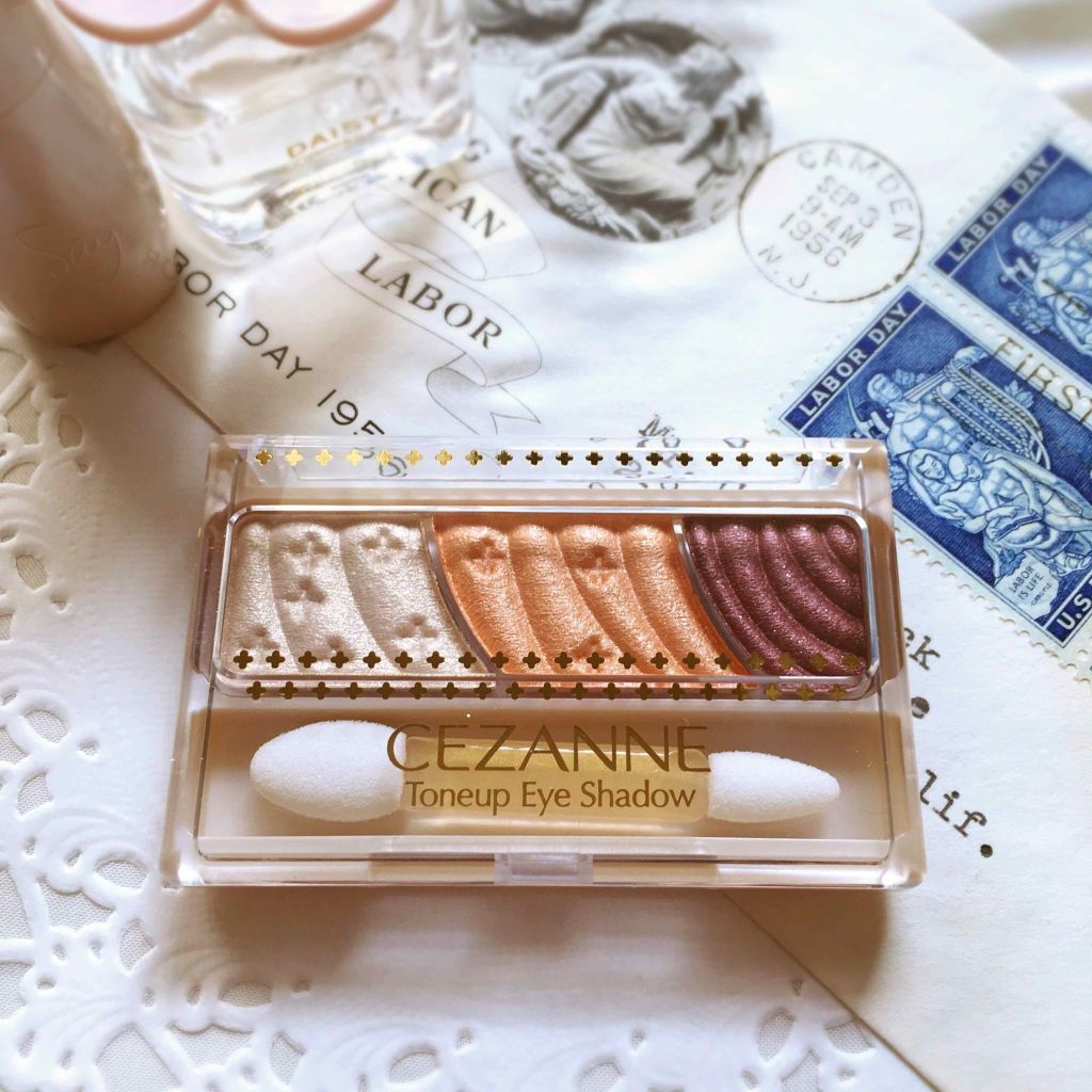 トーンアップアイシャドウ/CEZANNE/アイシャドウパレットを使ったクチコミ(1枚目)