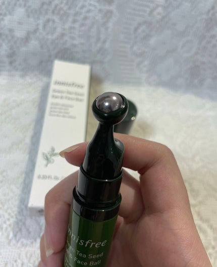 グリーンティーシード アイ&フェイスボール/innisfree/美容液を使ったクチコミ(2枚目)