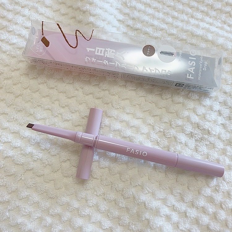 ウォータープルーフ アイブロウ （しずく型芯）/FASIO/アイブロウペンシルを使ったクチコミ（3枚目）