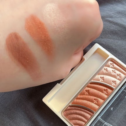 トーンアップアイシャドウ/CEZANNE/アイシャドウパレットを使ったクチコミ(5枚目)