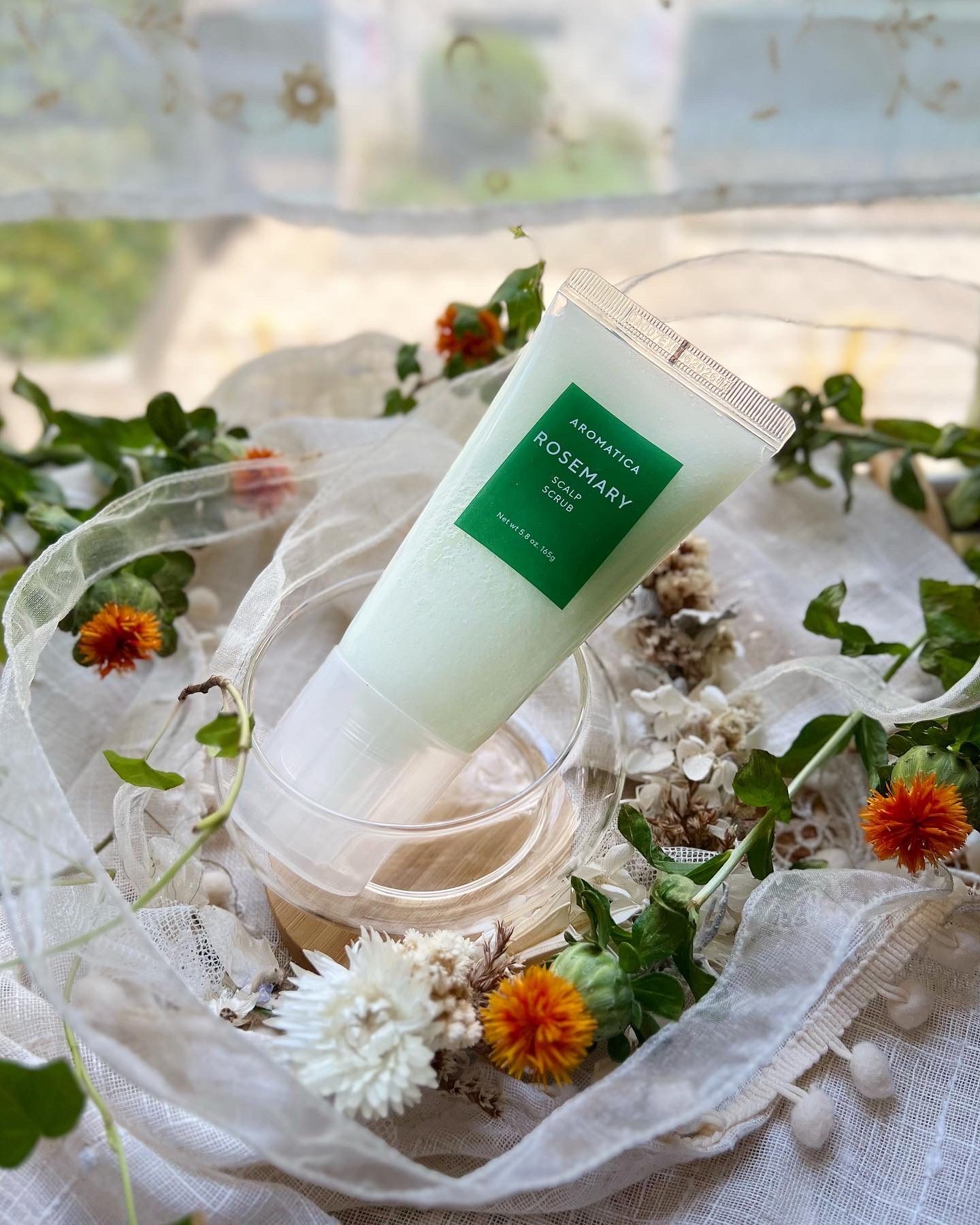 ローズマリー スカルプ スクラブ/AROMATICA/ヘッドスクラブを使ったクチコミ（3枚目）