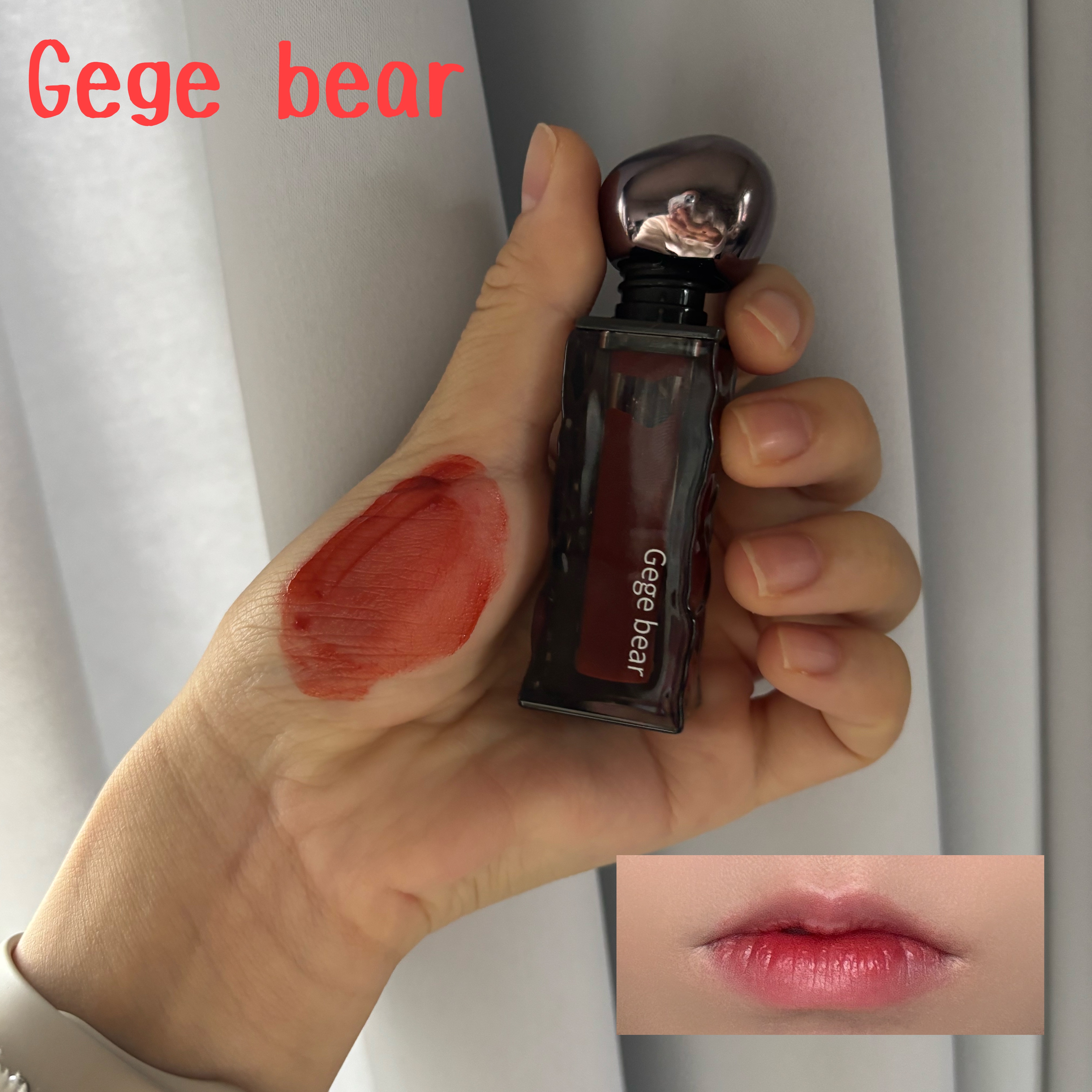 火山溶岩保湿リップグロス/Gege bear/リップグロスを使ったクチコミ（1枚目）