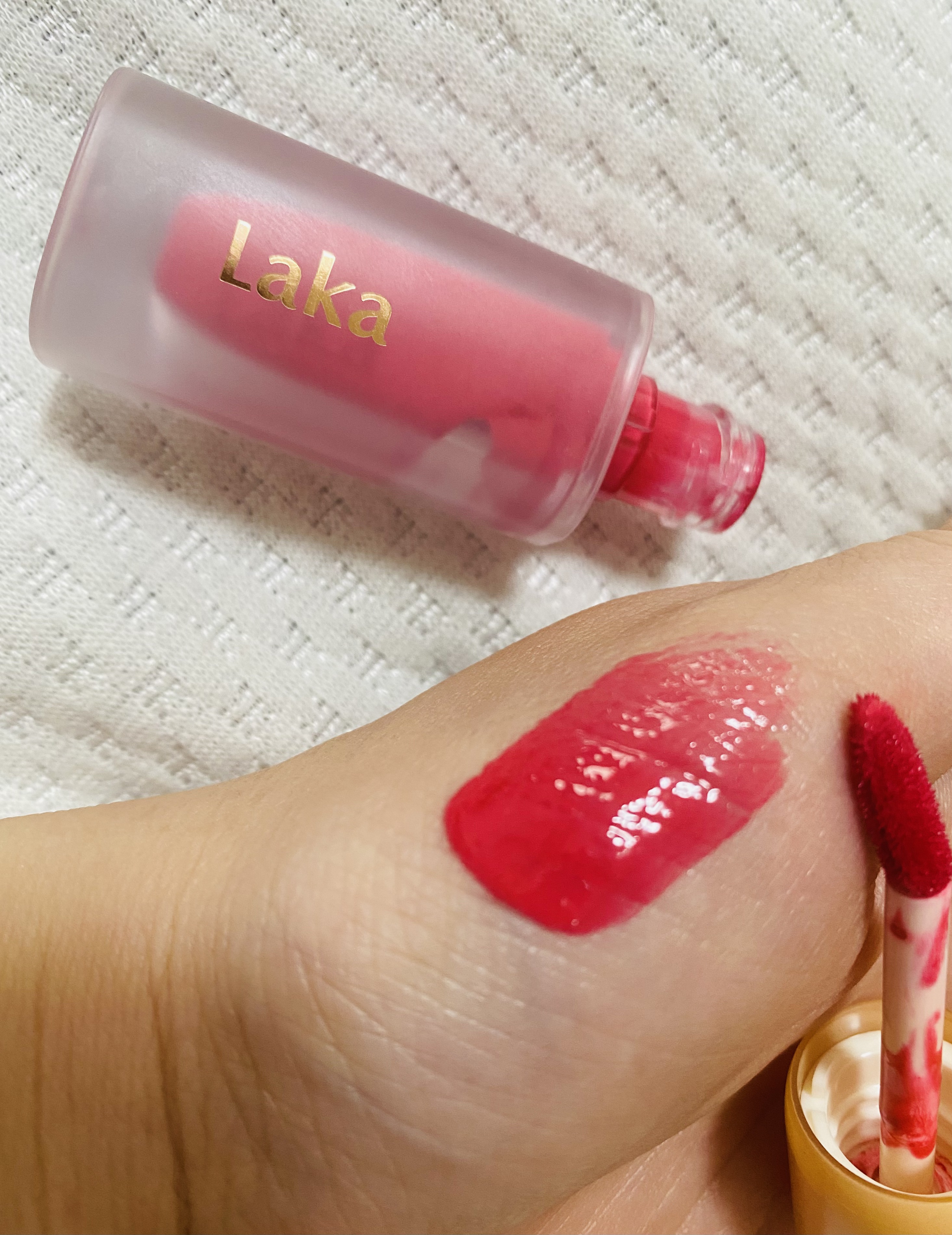 フルーティーグラムティント/Laka/リップティントを使ったクチコミ（1枚目）