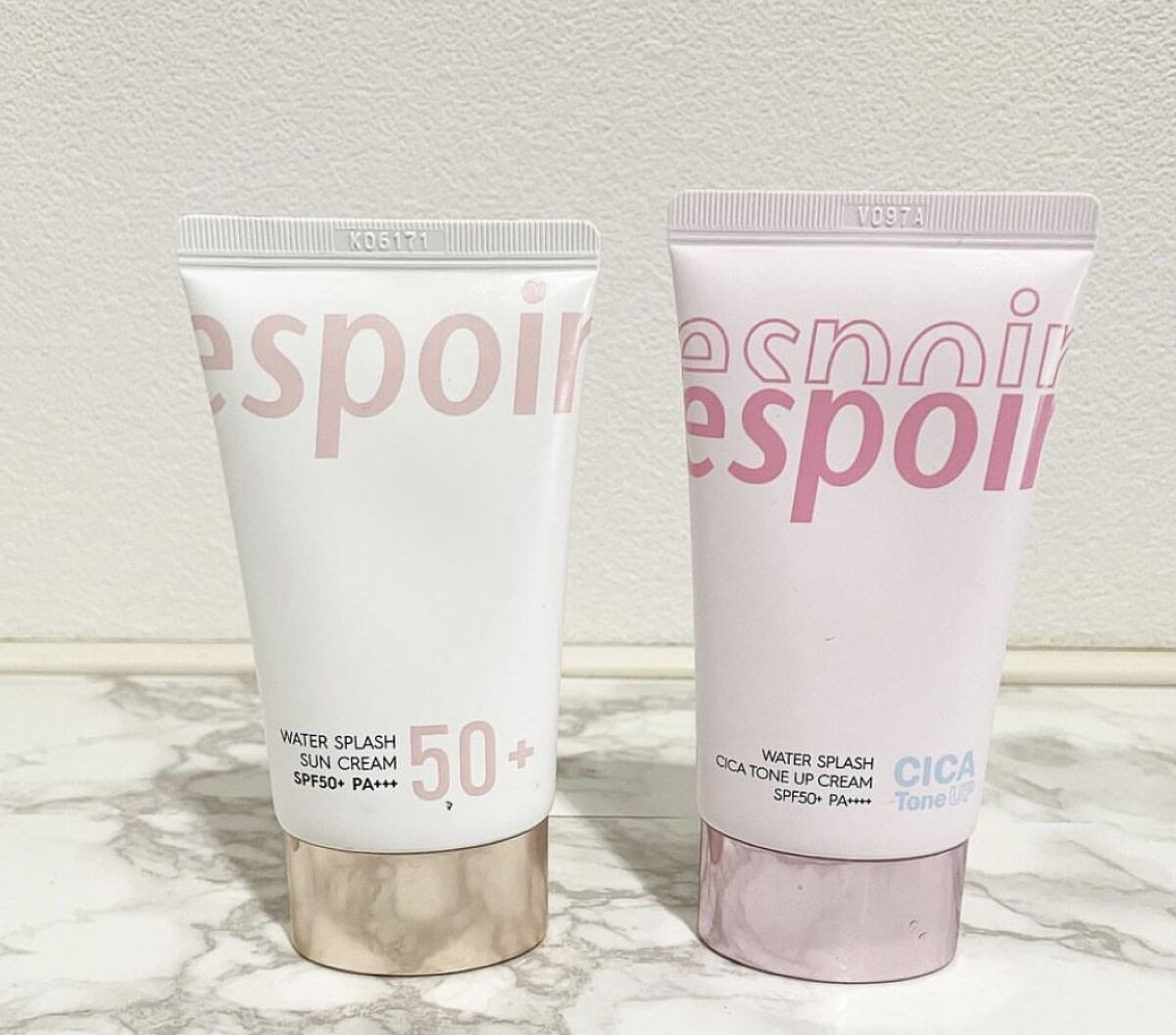 ウォータースプラッシュサンクリーム セラミド/espoir/日焼け止めクリームを使ったクチコミ（1枚目）