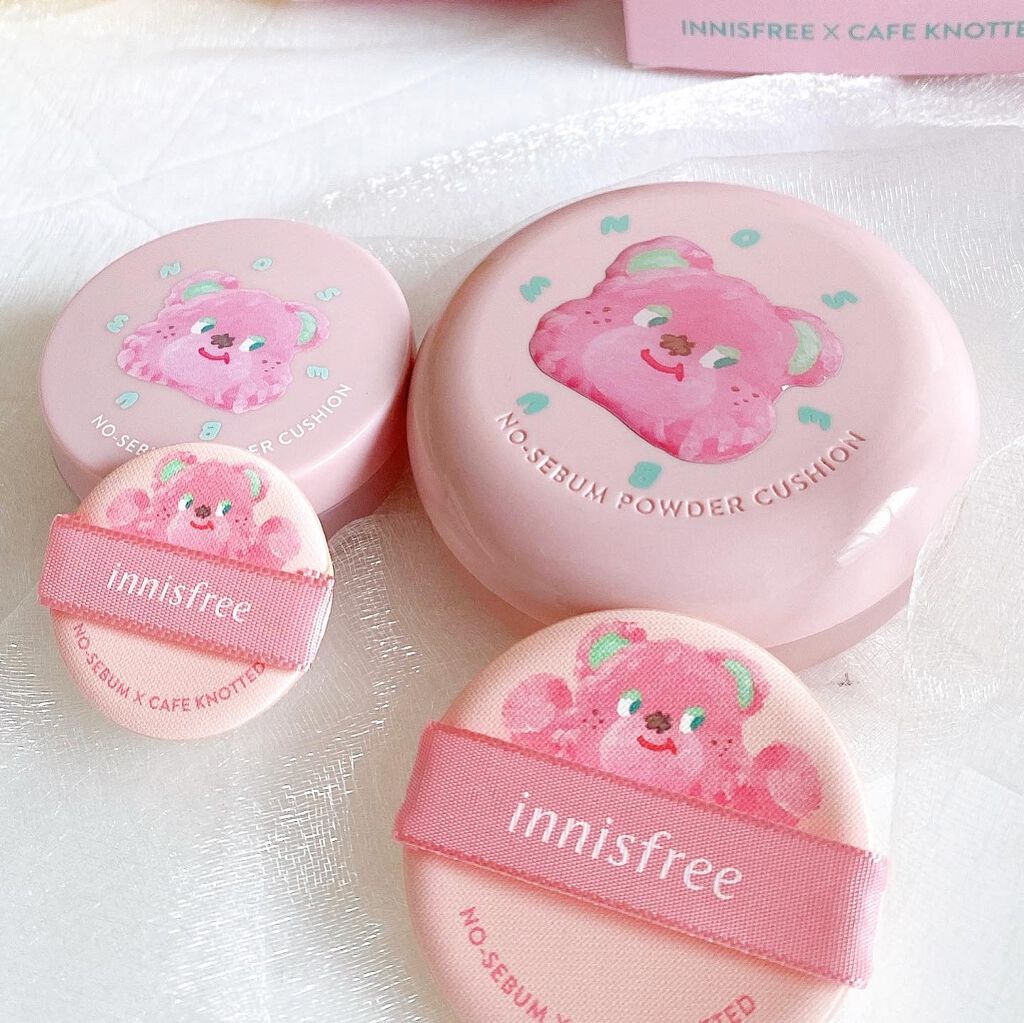 ノーセバム パウダー クッション/innisfree/クッションファンデーションを使ったクチコミ(6枚目)
