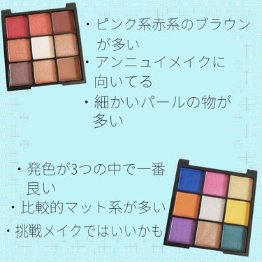 UR GLAM　BLOOMING EYE COLOR PALETTE/U R GLAM/パウダーアイシャドウを使ったクチコミ（2枚目）