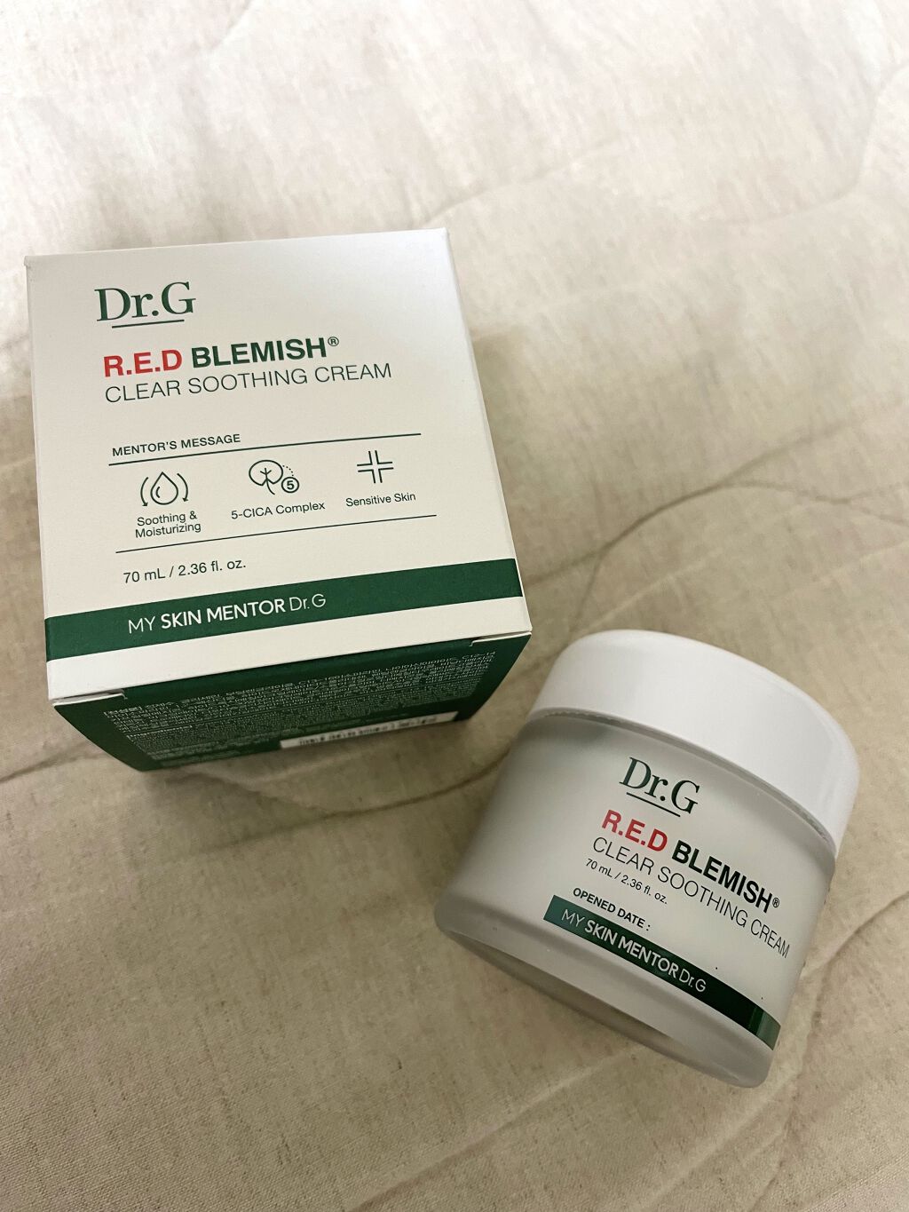 レッドB・Cスムージングクリーム/Dr.G/フェイスクリームを使ったクチコミ（3枚目）