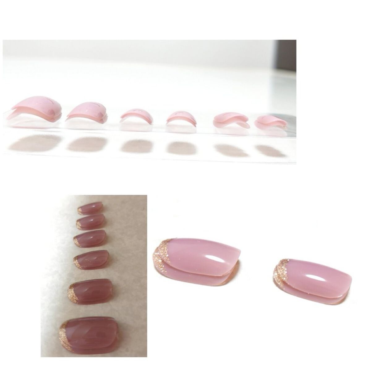 ネイル接着テープ 小さい爪用/DAISO/ネイルシールを使ったクチコミ(4枚目)