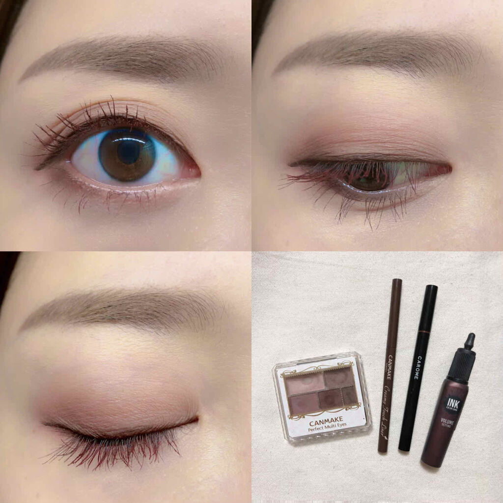 ウォータープルーフ リキッドアイライナー/CAROME./リキッドアイライナーを使ったクチコミ（1枚目）