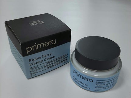 アルパインベリーウォータークリーム 50ml/primera/フェイスクリームを使ったクチコミ(1枚目)