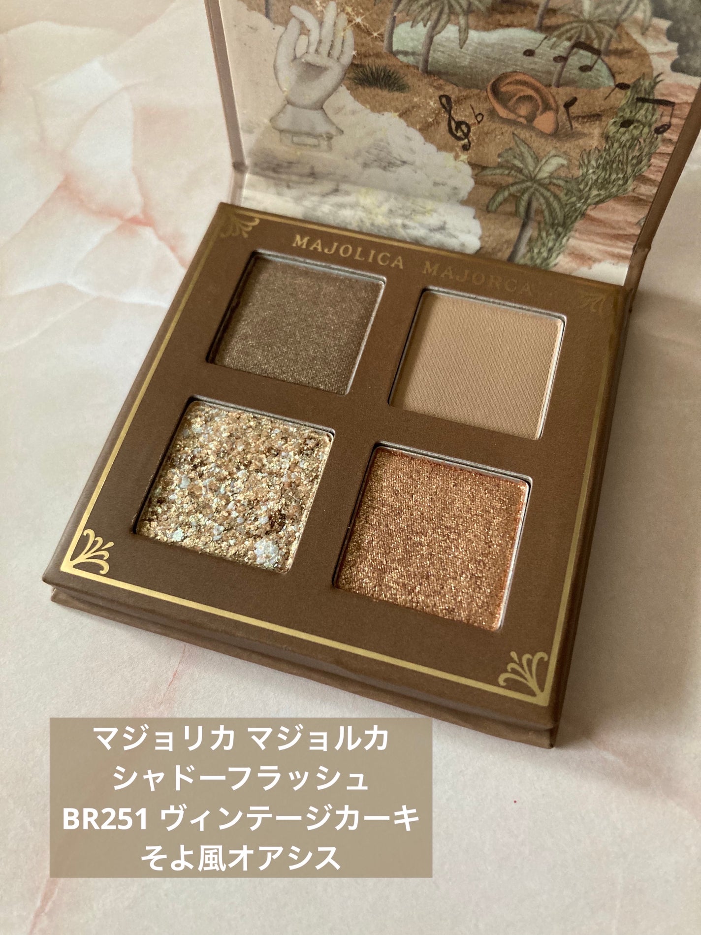 シャドーフラッシュ /MAJOLICA MAJORCA/アイシャドウパレットを使ったクチコミ(1枚目)