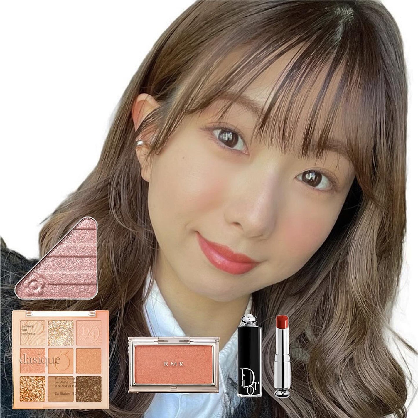 中島愛蘭 on LIPS 「︎︎︎︎︎︎︎︎︎ヌーディーなベースの上に偏光パールを重ねまし..」(1枚目)