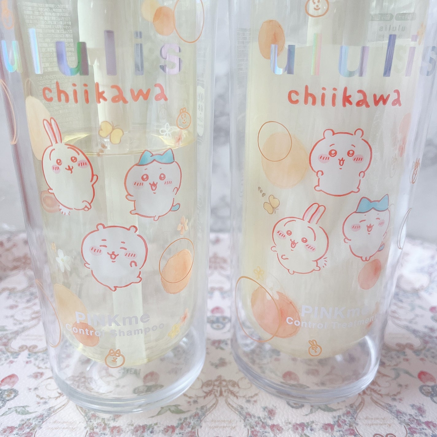ウルリス ちいかわ ピンクミー コントロール ペアセット/ululis/市販シャンプーを使ったクチコミ(2枚目)
