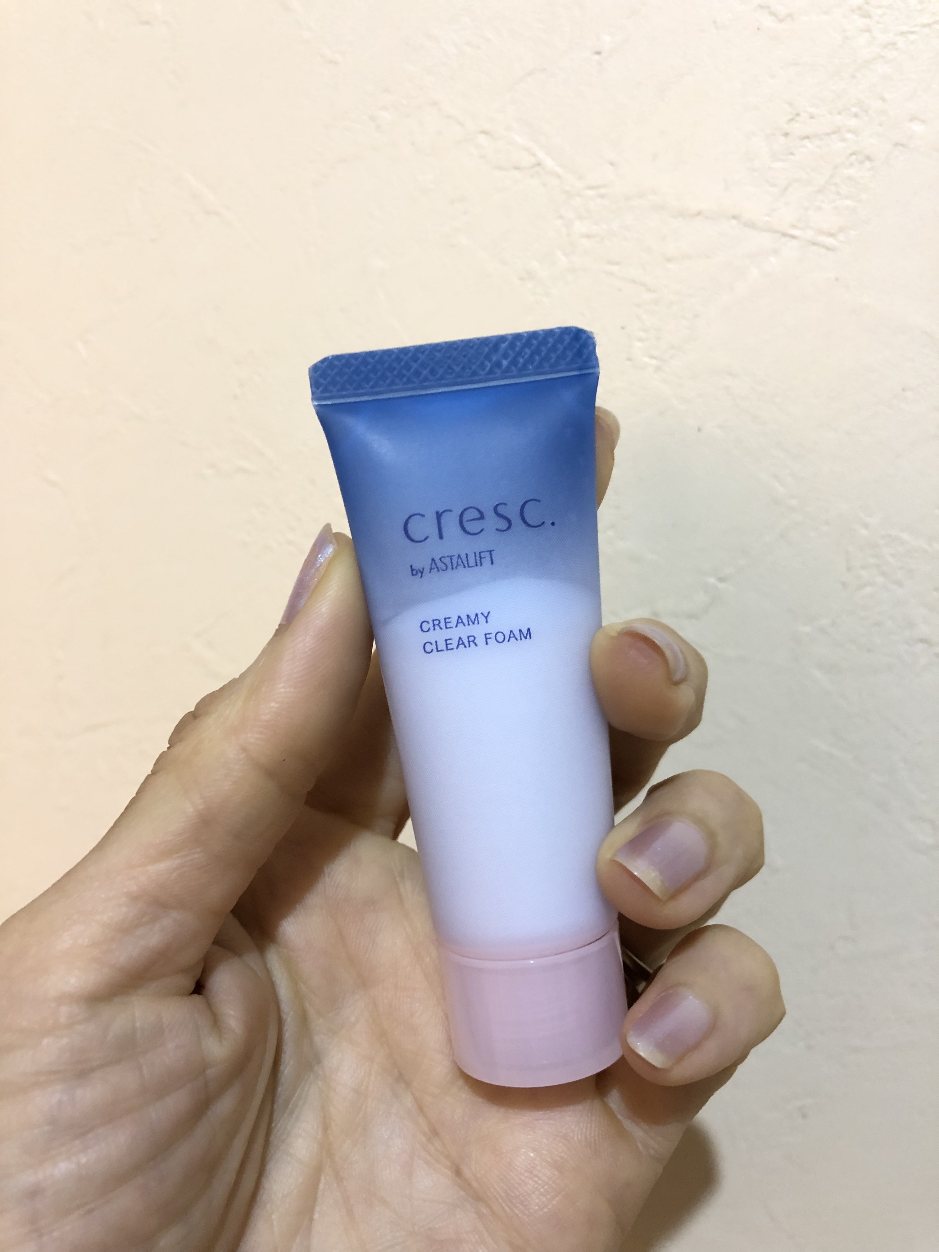 クリーミー クリアフォーム/cresc. by ASTALIFT/洗顔フォームを使ったクチコミ（1枚目）