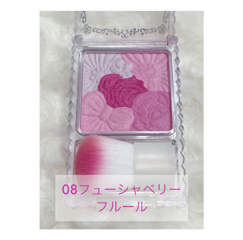 グロウフルールチークス/キャンメイク/パウダーチークを使ったクチコミ（2枚目）