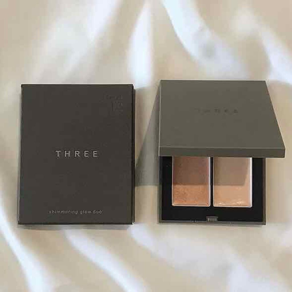 THREE シマリング グロー デュオ/THREE/クリームハイライトを使ったクチコミ（1枚目）