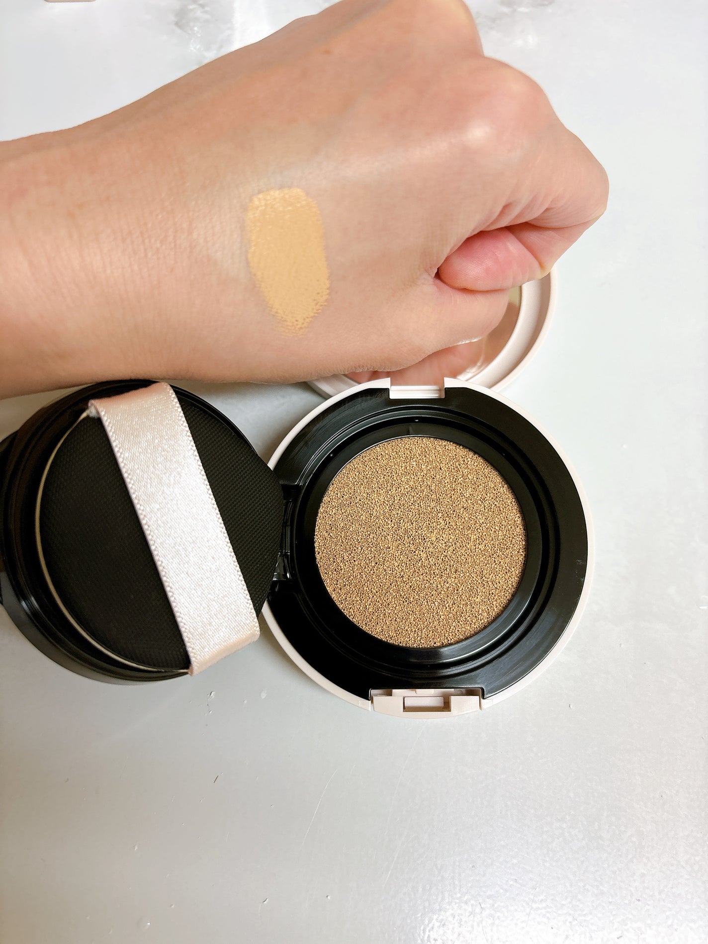 シフォンフィットクッションファンデーション/CEZANNE/クッションファンデーションを使ったクチコミ(3枚目)