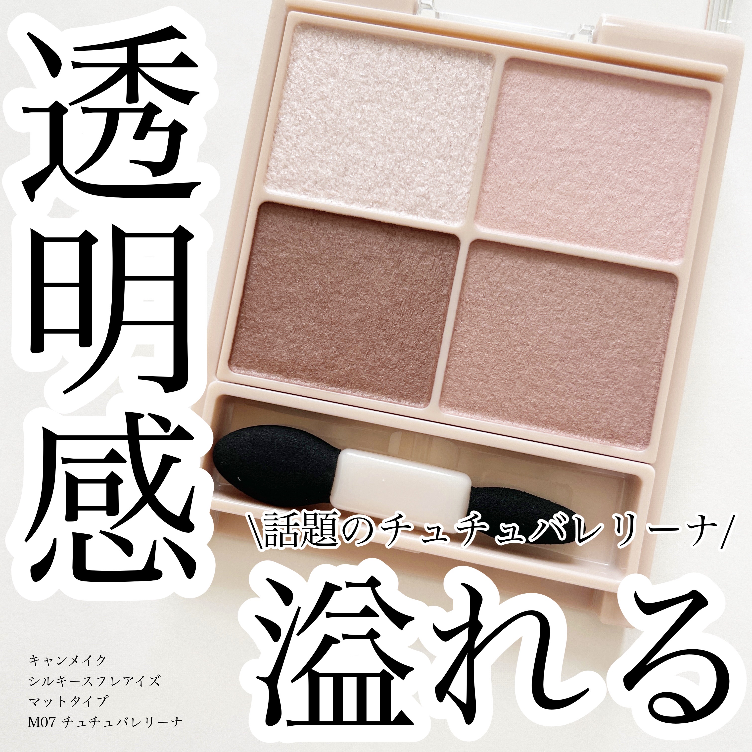 シルキースフレアイズ（マットタイプ）/キャンメイク/アイシャドウパレットを使ったクチコミ（1枚目）