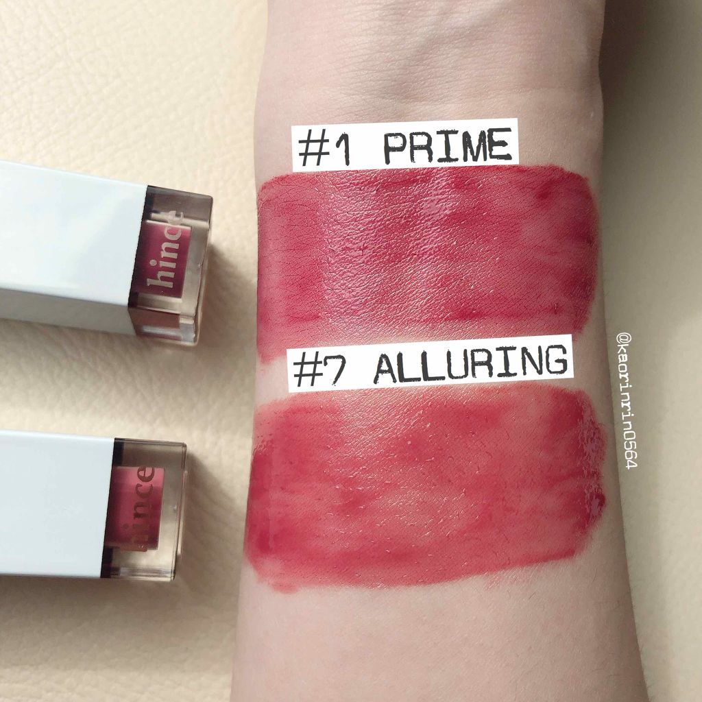 ムードインハンサーリキッドグロウ/hince/口紅を使ったクチコミ(4枚目)