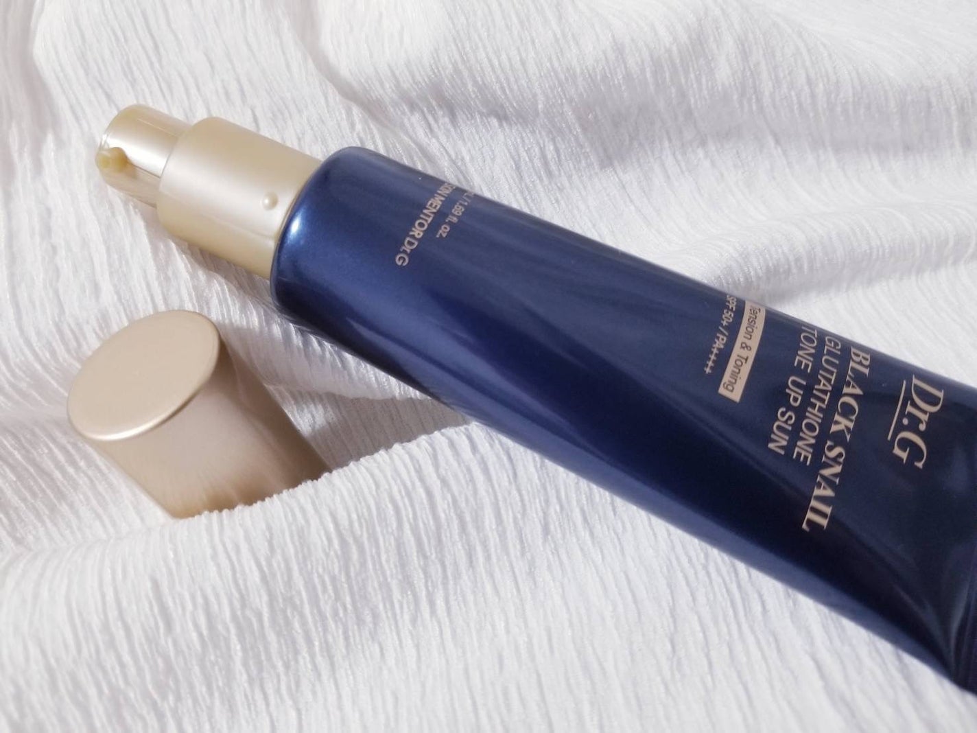 ブラックスネイルグルタチオントーンアップサン/Dr.G/日焼け止めクリームを使ったクチコミ(2枚目)