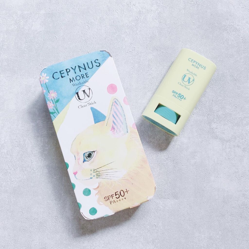 ウォッシャブル UV クリアスティック/CEPYNUS MORE(セピナス モア)/日焼け止めスティックを使ったクチコミ（1枚目）
