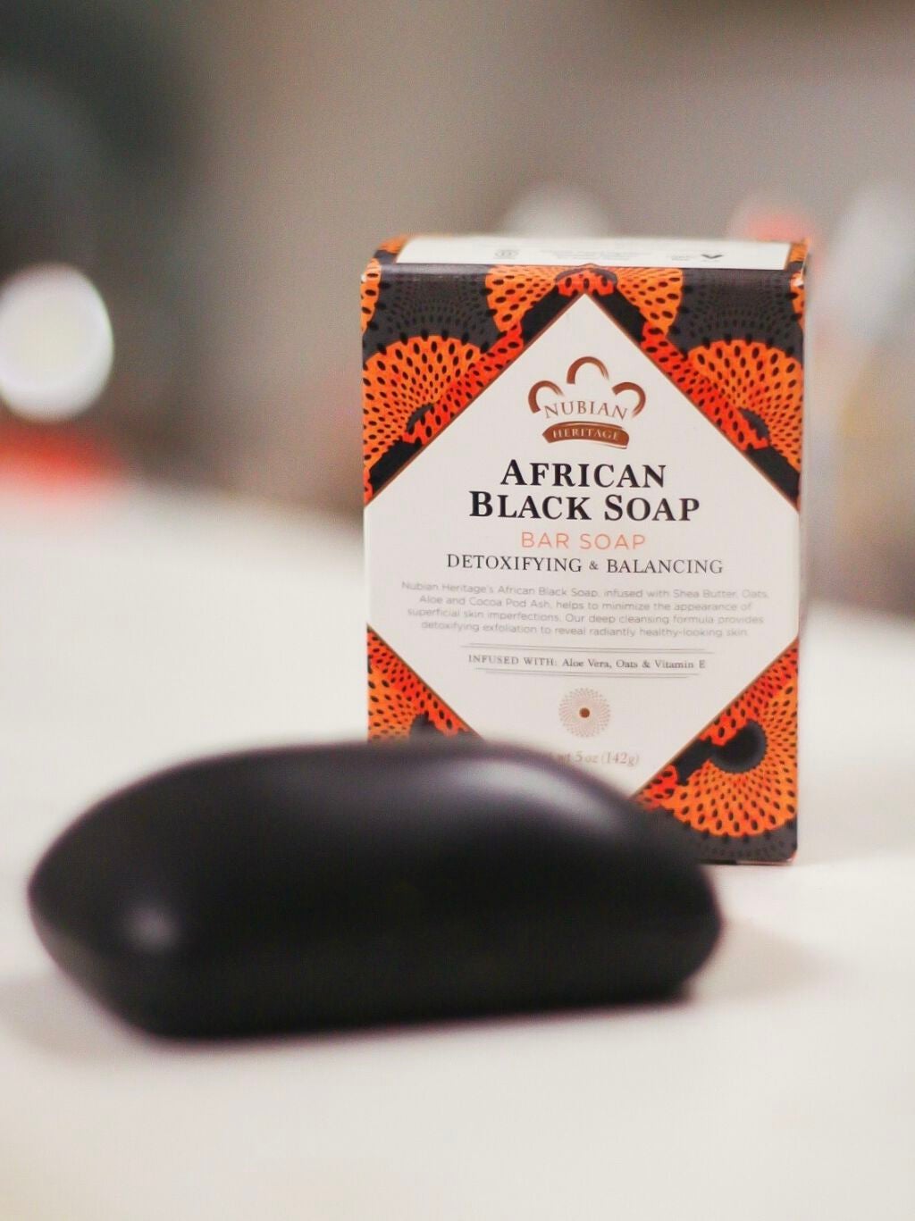 アフリカンブラックシリーズ バーソープ/NUBIANHERITAGE(ヌビアンヘリテージ)/ボディ石鹸を使ったクチコミ(1枚目)