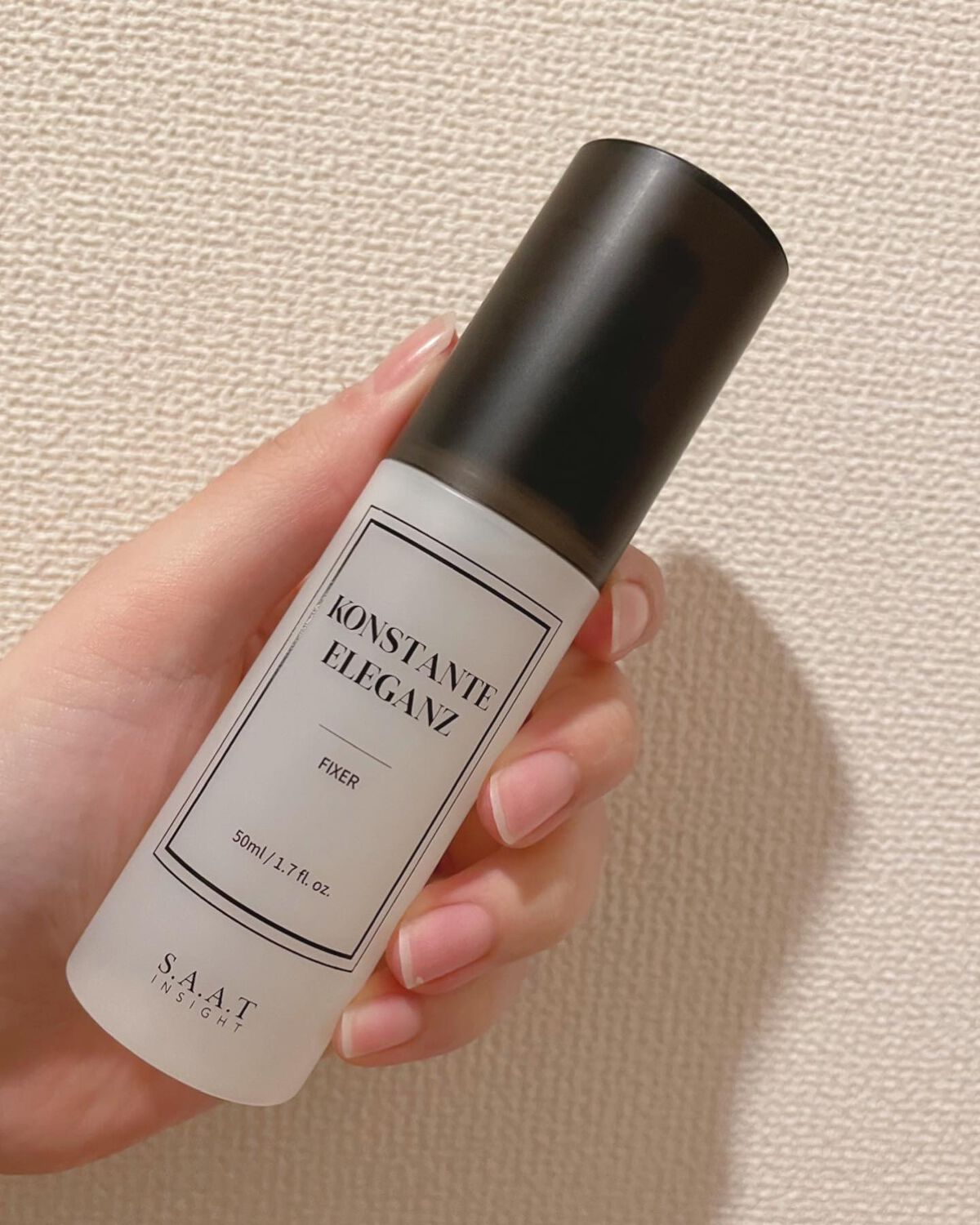 リアルメイク崩れ防止スプレー /saat insight/フィックスミストを使ったクチコミ(2枚目)