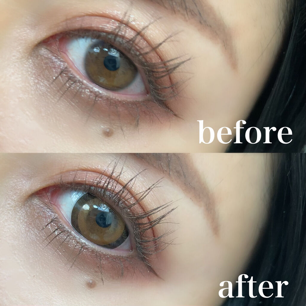 モーヴブラウンワンデー/CLARA CONTACT/ワンデー（１DAY）カラコンを使ったクチコミ（2枚目）