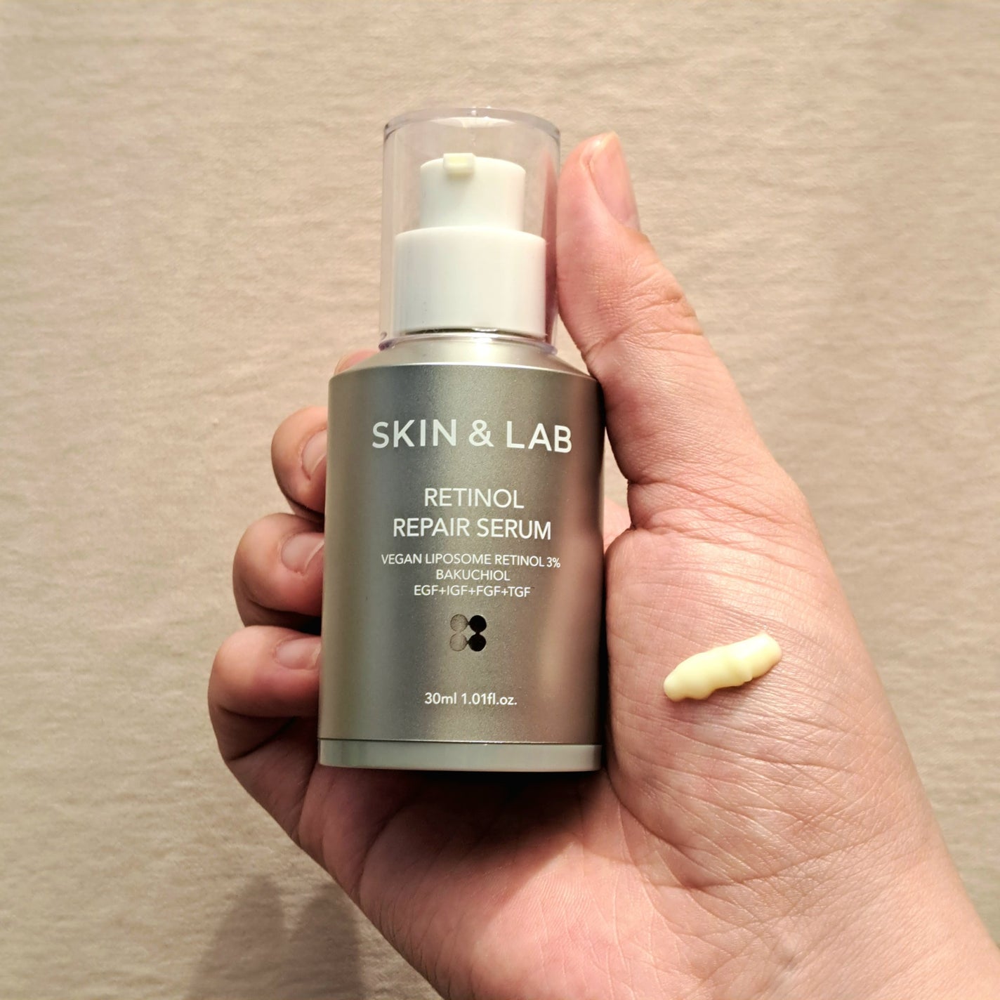 ヴィーガンリポソームレチノールセラム/SKIN&LAB/美容液を使ったクチコミ(2枚目)