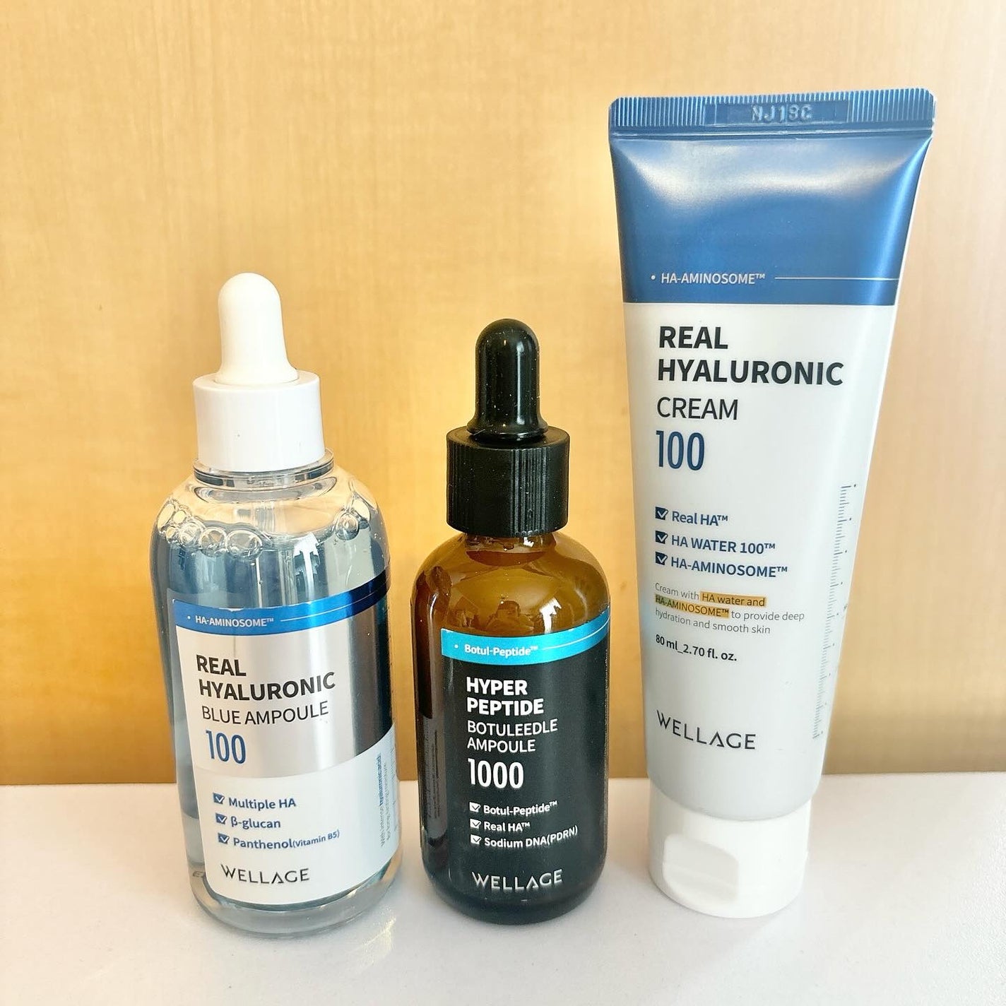 コスメ&スキンケア on LIPS 「WELLAGE✨◎リアルヒアルロニックブルー100アンプル韓国..」(2枚目)