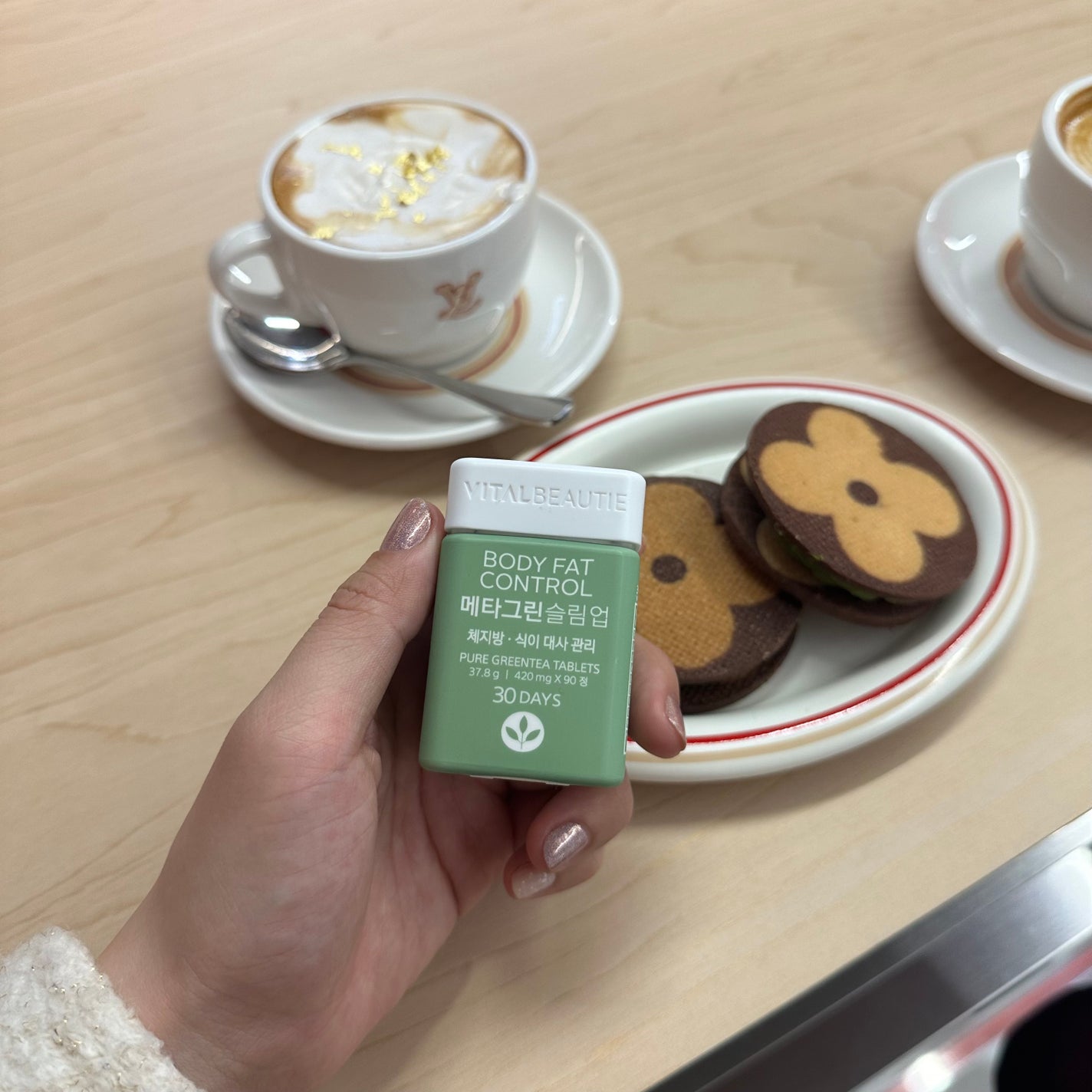 メタグリーンスリムアップ/VITALBEAUTIE/ボディサプリメントを使ったクチコミ(2枚目)