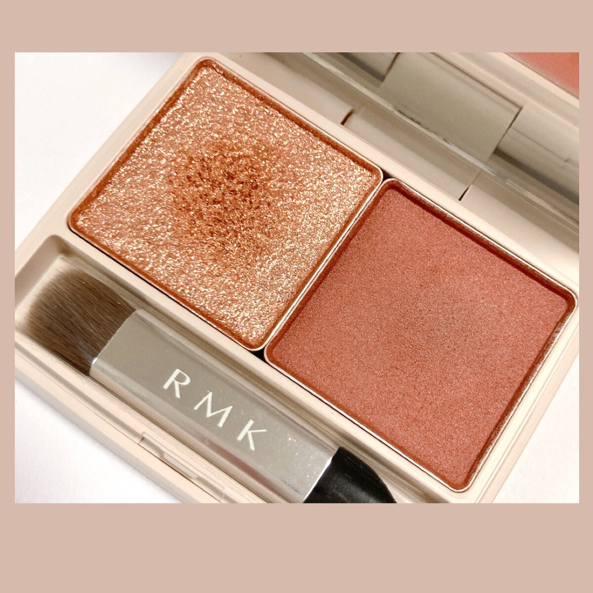 スプリングブレイズ デュオアイシャドウ/RMK/アイシャドウパレットを使ったクチコミ(2枚目)