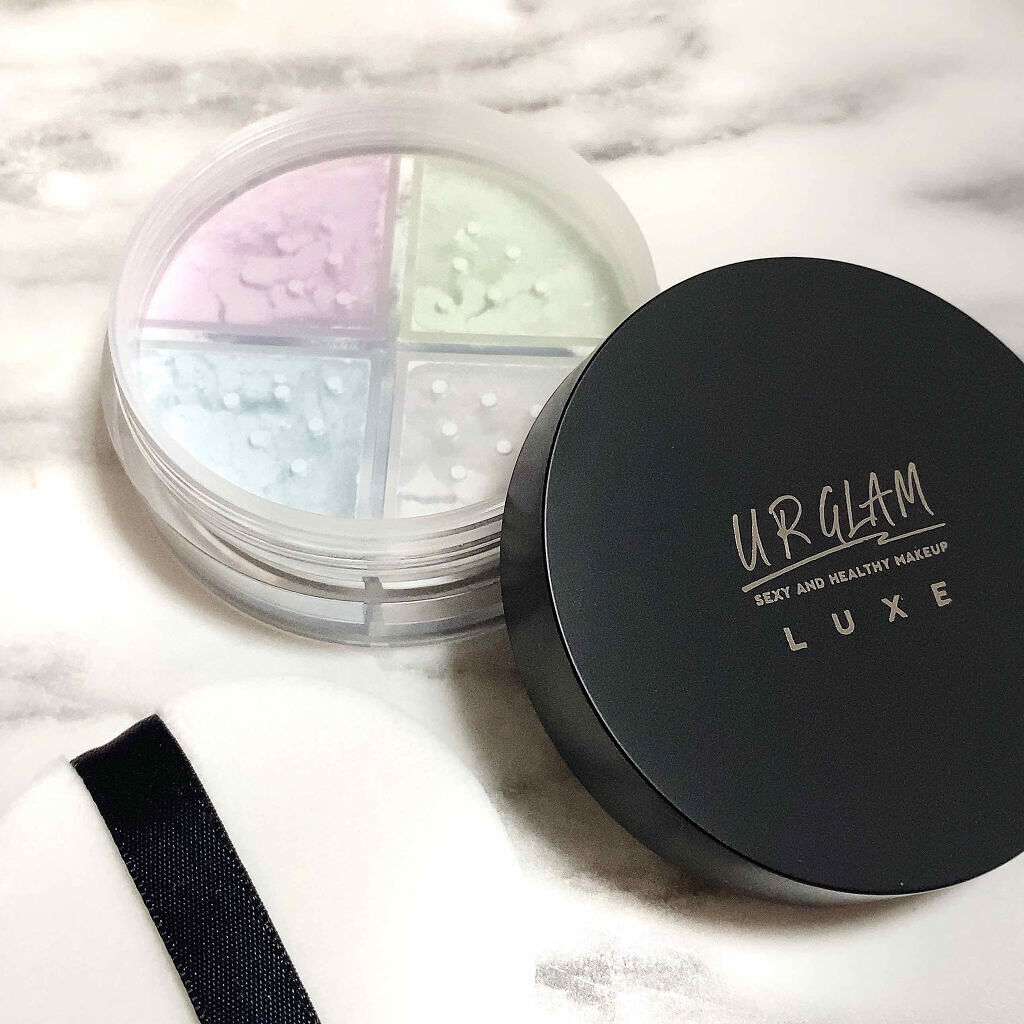UR GLAM LUXE　4 COLORS FACE POWDER/U R GLAM/ルースパウダーを使ったクチコミ（1枚目）