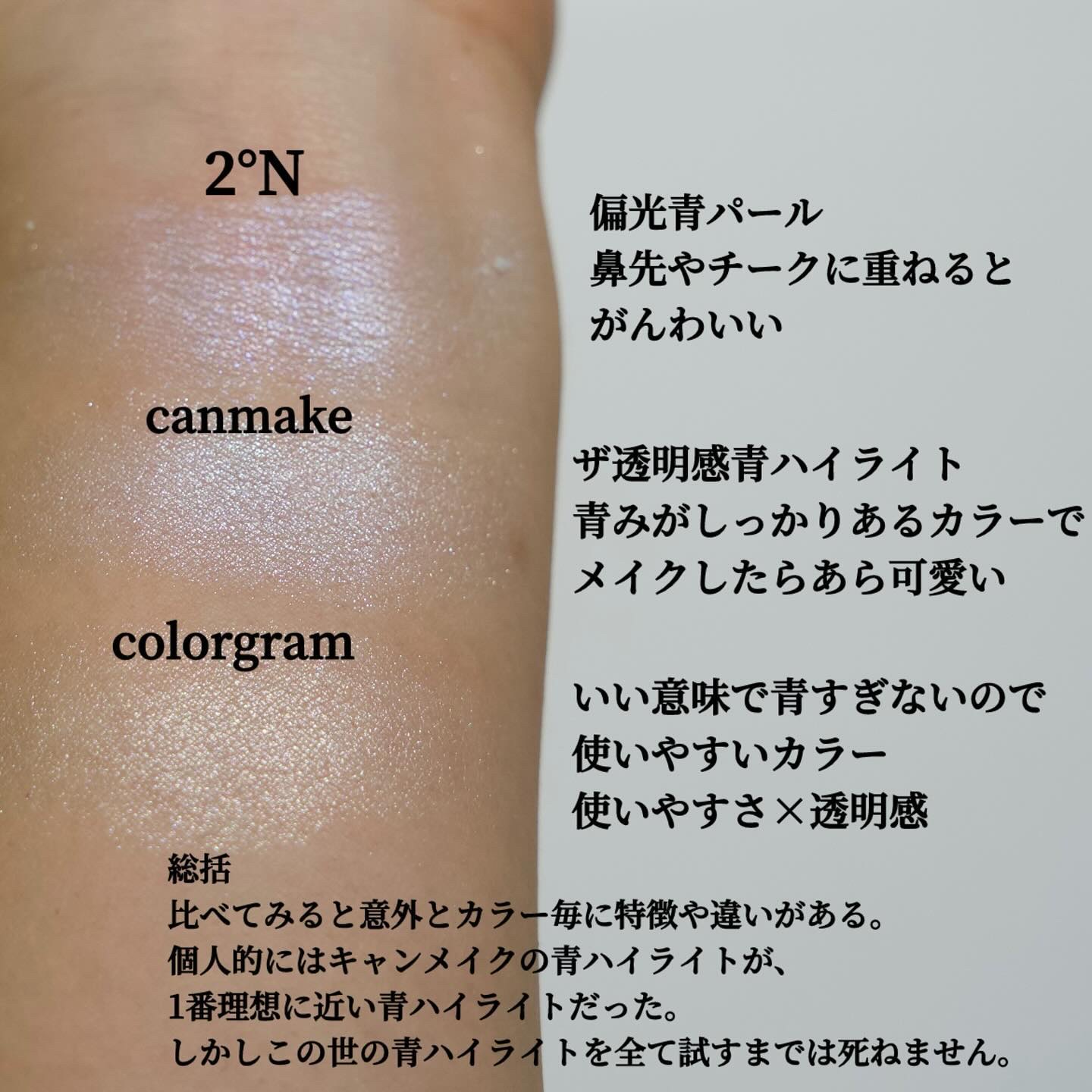 むにゅっとハイライター/キャンメイク/クリームハイライトを使ったクチコミ（2枚目）