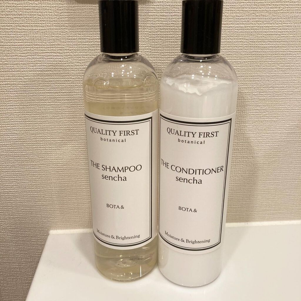ボタアンド ザ シャンプー <sencha>/クオリティファースト/市販シャンプーを使ったクチコミ（1枚目）
