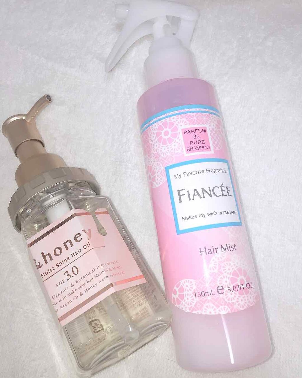 フレグランスヘアミスト ピュアシャンプーの香り/フィアンセ/ヘアミストを使ったクチコミ（2枚目）