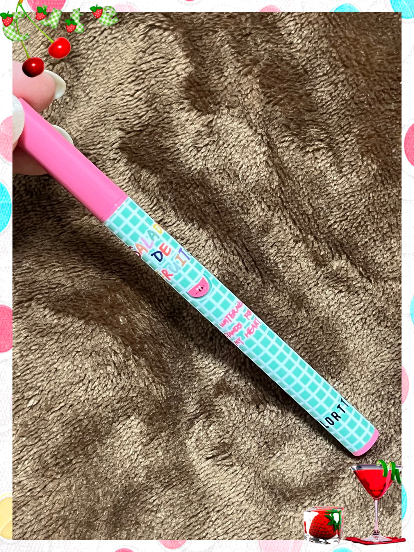 サラダdeフルーツカラーリキッドアイライナーWP/FLORTTE/リキッドアイライナーを使ったクチコミ(3枚目)