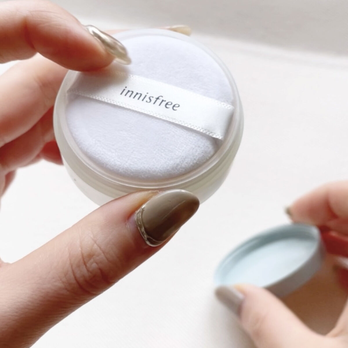 ノーセバム　ミネラルパウダー　N/innisfree/ルースパウダーを使ったクチコミ（2枚目）