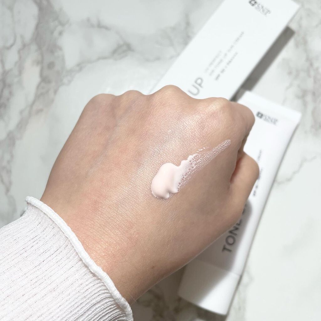 UVパーフェクトエアトーンアップサンクリーム/SNP/日焼け止めクリームを使ったクチコミ（2枚目）