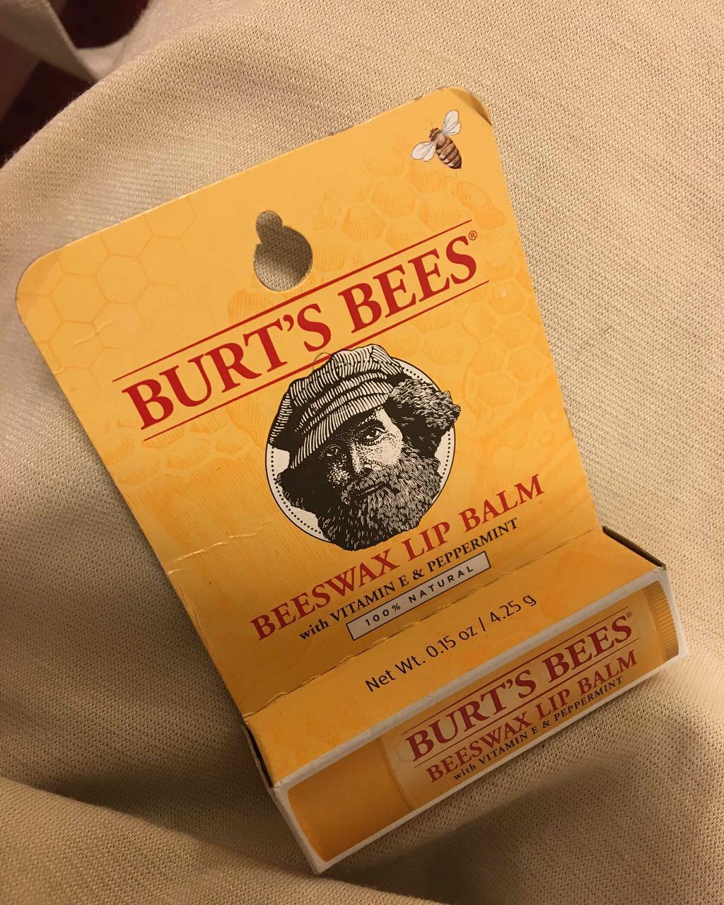 ビーズワックスリップバーム/BURT'S BEES/リップバームを使ったクチコミ（1枚目）
