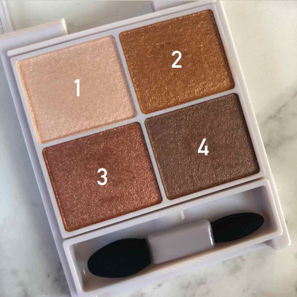 シルキースフレアイズ/キャンメイク/アイシャドウパレットを使ったクチコミ(2枚目)