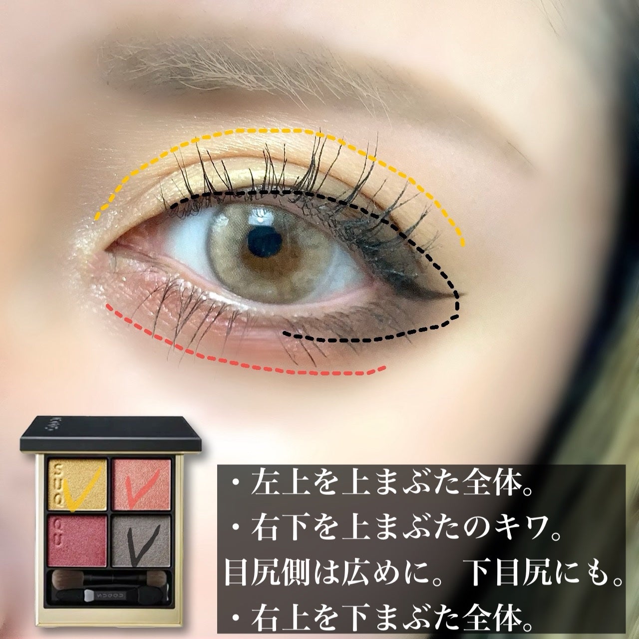 シグニチャー カラー アイズ/SUQQU/アイシャドウパレットを使ったクチコミ(2枚目)