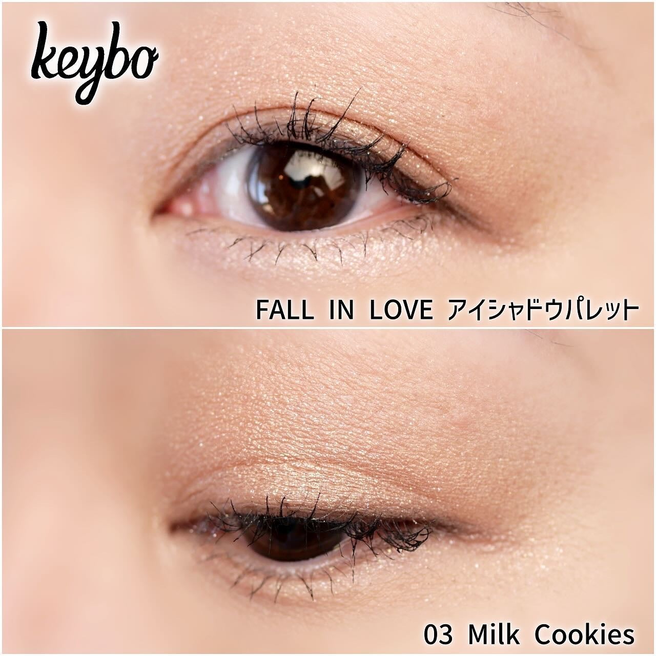 KEYBO FALL IN LOVE SHADOW PALETTE/keybo/アイシャドウパレットを使ったクチコミ(5枚目)
