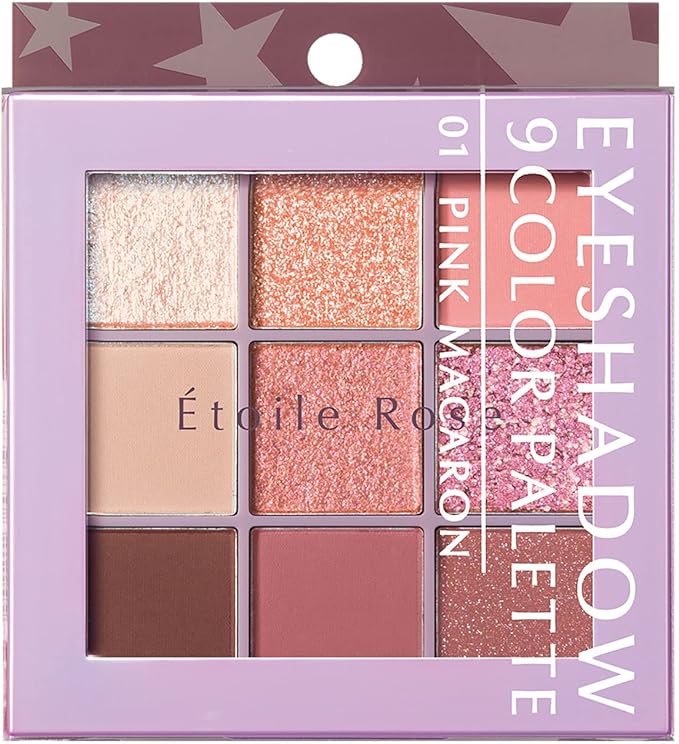 9色アイシャドウ 01 ピンクマカロン