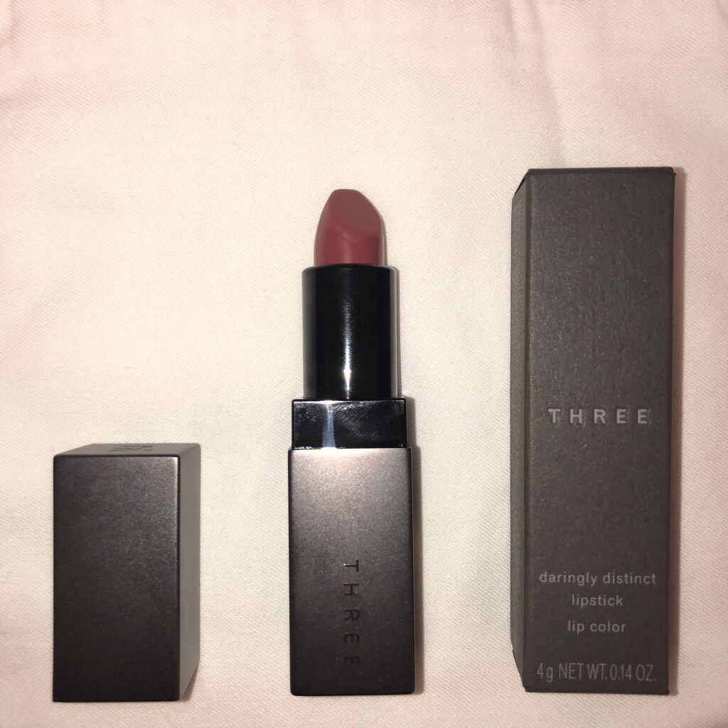 デアリングリィディスティンクトリップスティック/THREE/口紅を使ったクチコミ（1枚目）