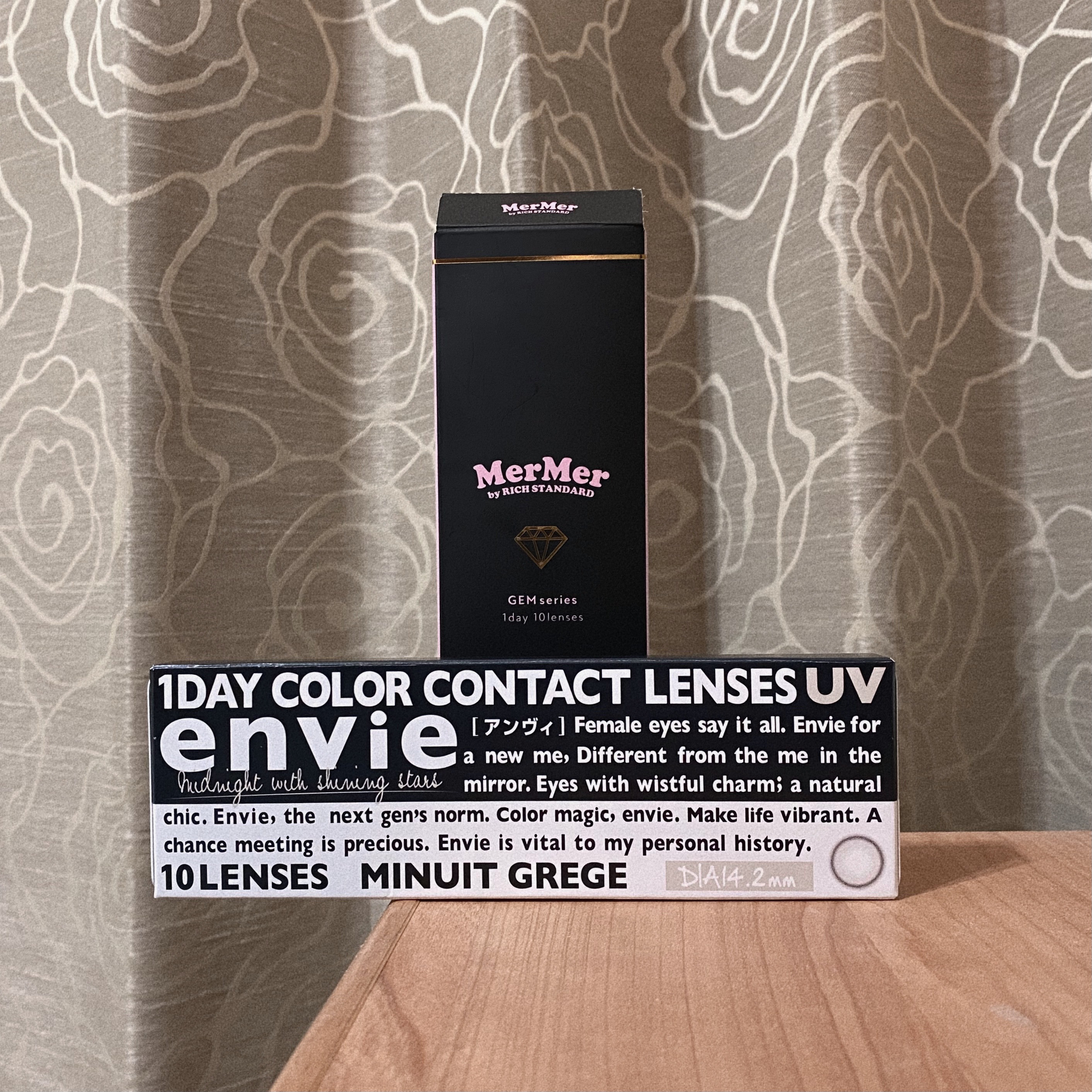 envie 1day ミニュイグレージュ/envie/ワンデー（１DAY）カラコンを使ったクチコミ（2枚目）
