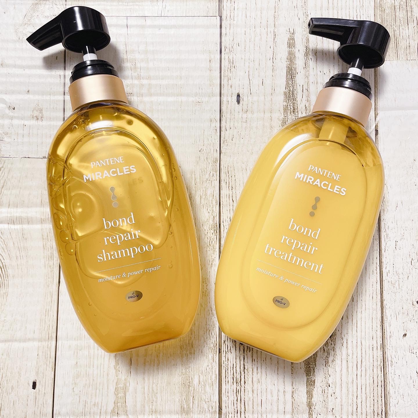 ボンドリペアシリーズ モイスチャー＆パワーリペア  シャンプー＆トリートメント トリートメント 440g/パンテーン/市販シャンプーを使ったクチコミ（2枚目）