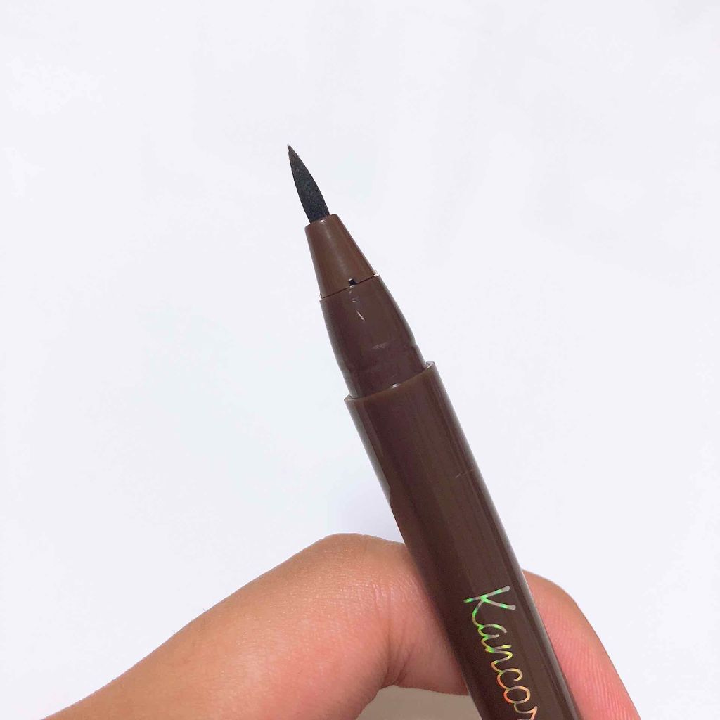 カンコレ リキッドアイライナー/DAISO/リキッドアイライナーを使ったクチコミ（2枚目）